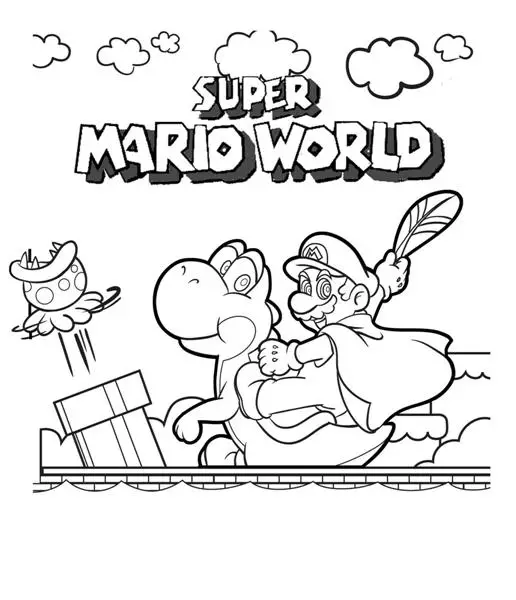 Mario Coloring Pages 11