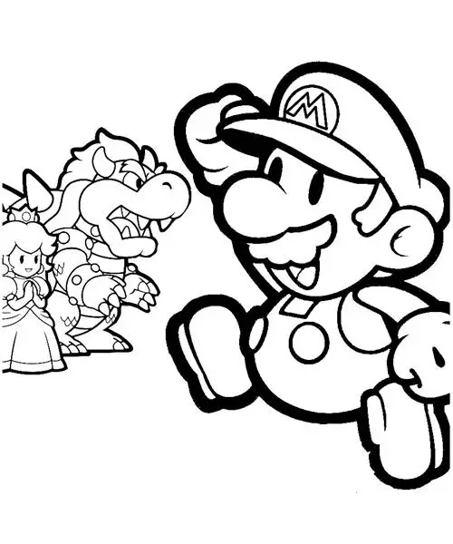 Mario Coloring Pages 12