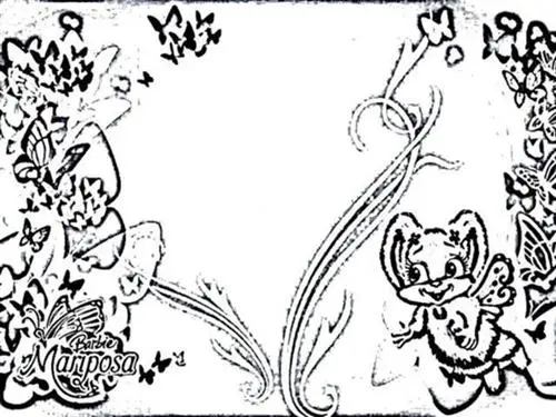 Mariposa Coloring Pages 6