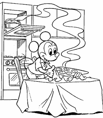Mickey Mouse Coloring Pages 5
