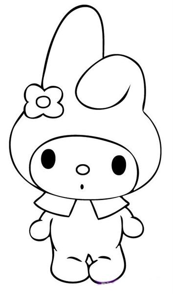 My Melody Coloring Pages 13