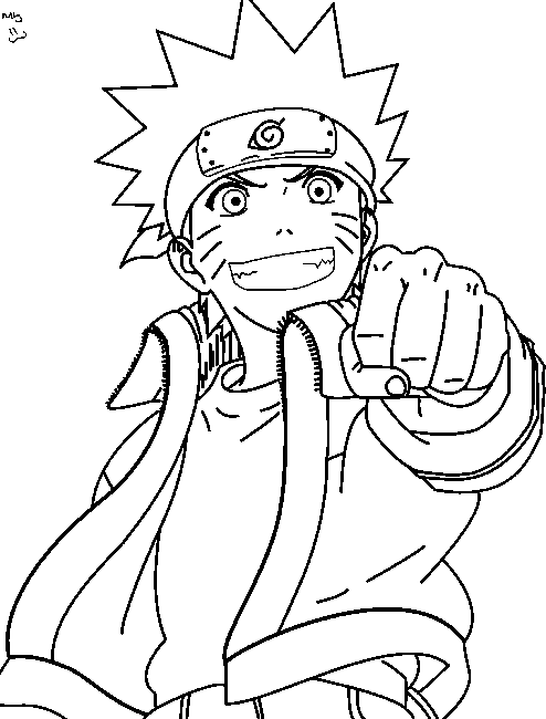 Naruto Coloring Pages 8