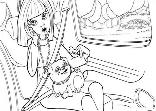 Barbie Thumbelina Coloring Pages 2