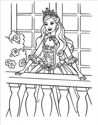 Barbie and The Diamond Castle Coloring Pages 15