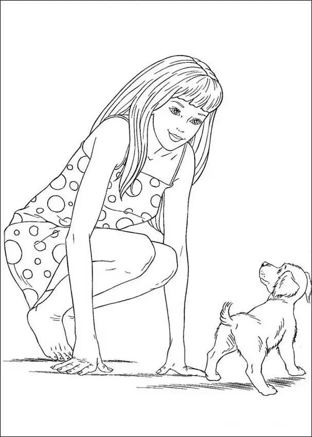 Barbie and The Diamond Castle Coloring Pages 18