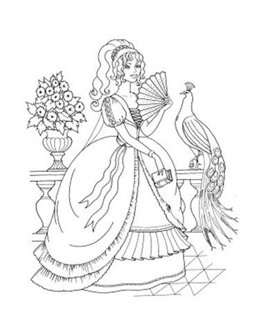 Barbie and The Diamond Castle Coloring Pages 12