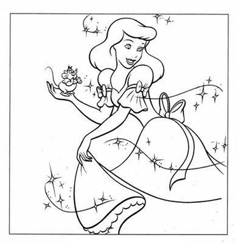 Cinderella New Coloring Pages 14