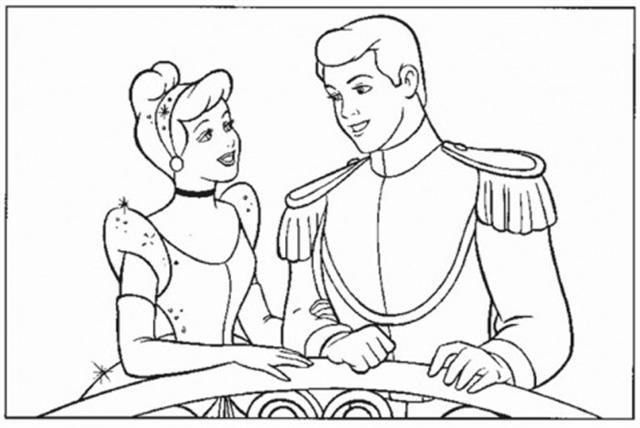 Cinderella New Coloring Pages 18