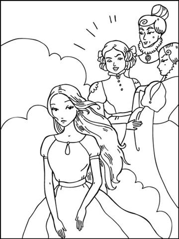 Cinderella New Coloring Pages 19