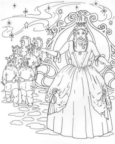 Cinderella New Coloring Pages 20