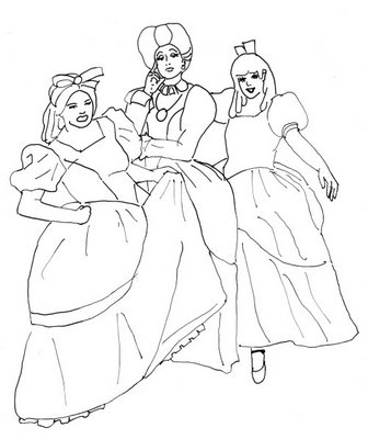 Cinderella New Coloring Pages 25