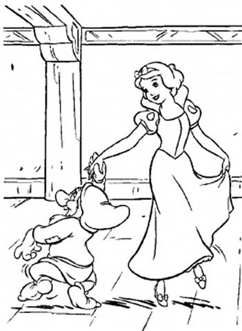 Dancing Princess Coloring Pages 7