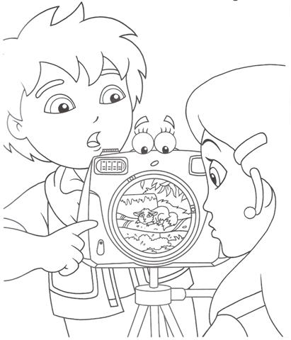 Go Diego Coloring Pages 3