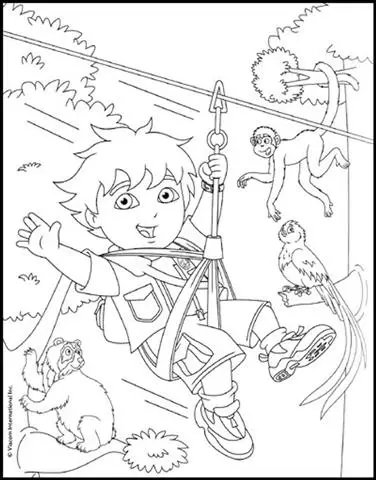 Go Diego Coloring Pages 5
