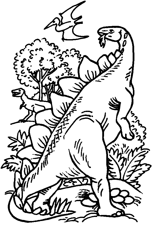 Dinosaur Coloring Pages 14