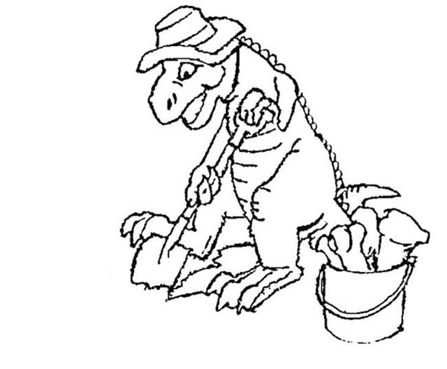 Dinosaur Coloring Pages 19