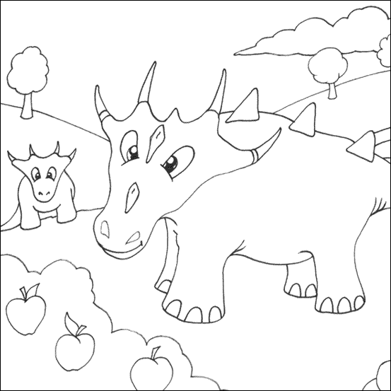 Dinosaur Coloring Pages 23