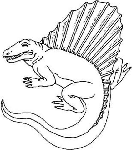 Dinosaur Coloring Pages 7