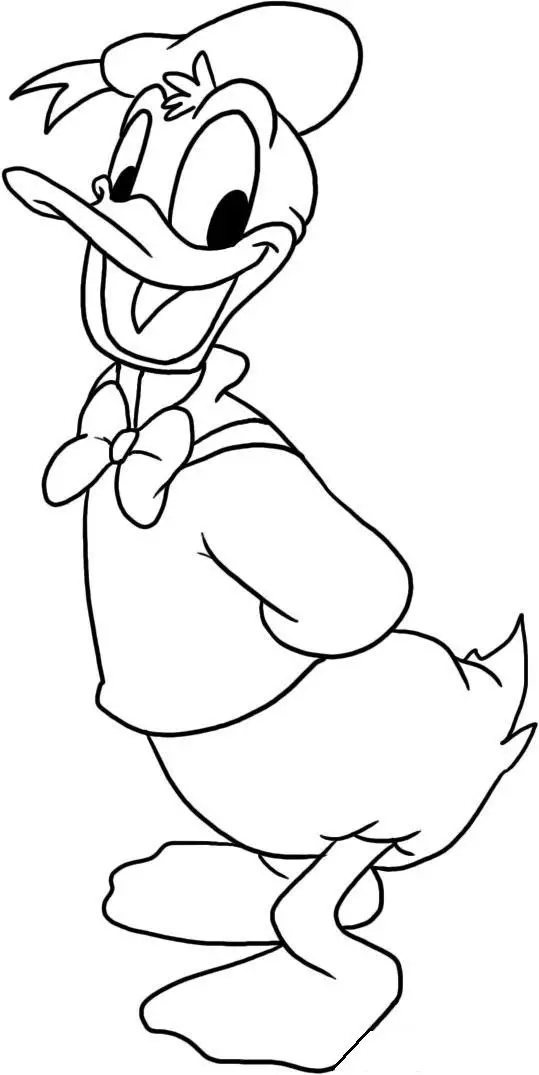 Donal Duck Coloring Pages 12