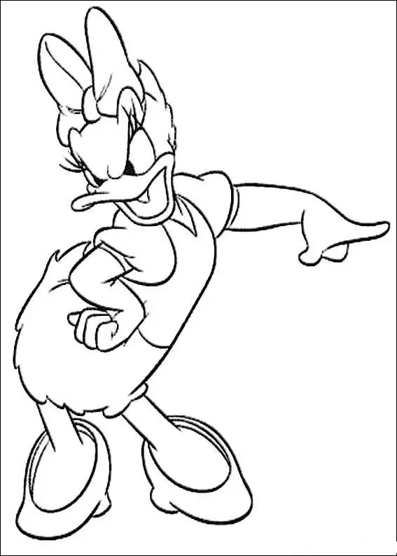 Donal Duck Coloring Pages 3