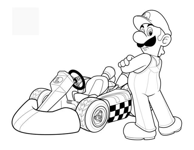 Super Mario Coloring Pages 7