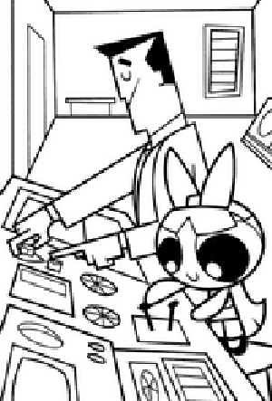 Power Puff Girls Coloring Pages 24