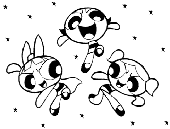 Power Puff Girls Coloring Pages 5