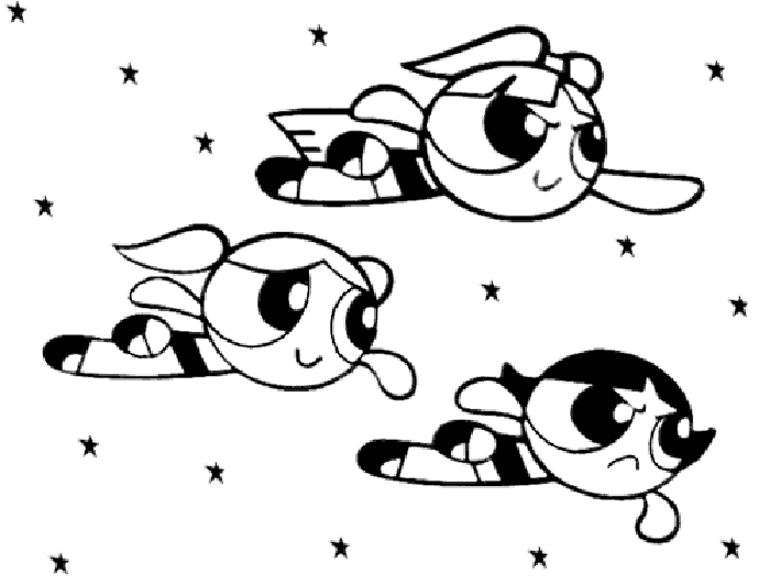 Power Puff Girls Coloring Pages 6