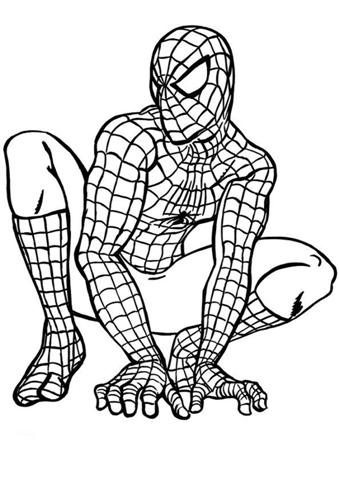 Spiderman Coloring Pages 9