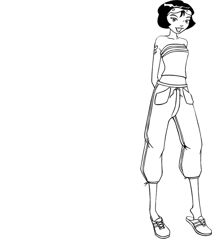 Totally Spies Coloring Pages 9