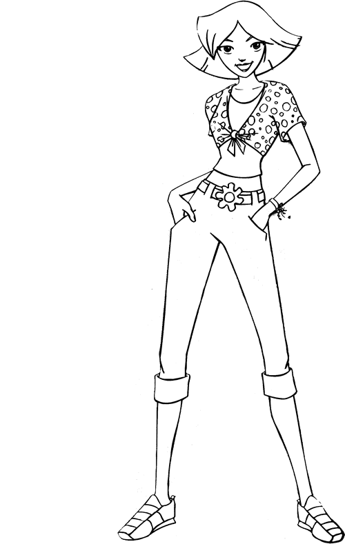 Totally Spies Coloring Pages 15