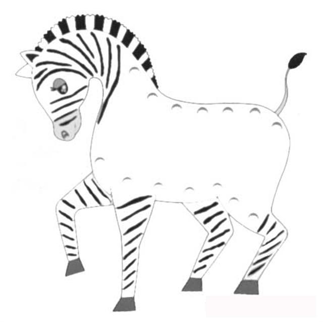 Zebra Coloring Pages 1