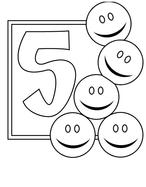 number coloring 5
