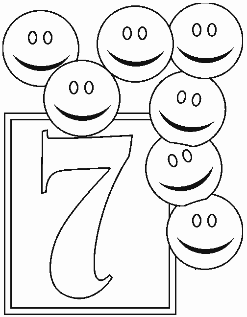 number coloring 7
