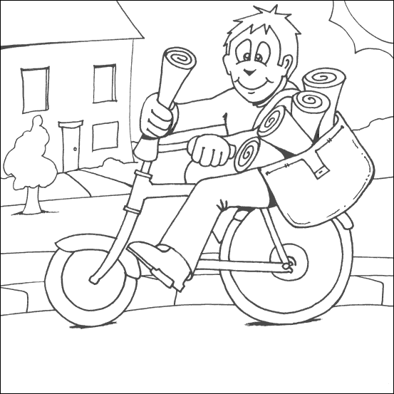 People Coloring Pages 12