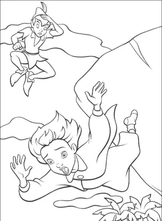 Peterpan in Return to Neverland Coloring Pages 5