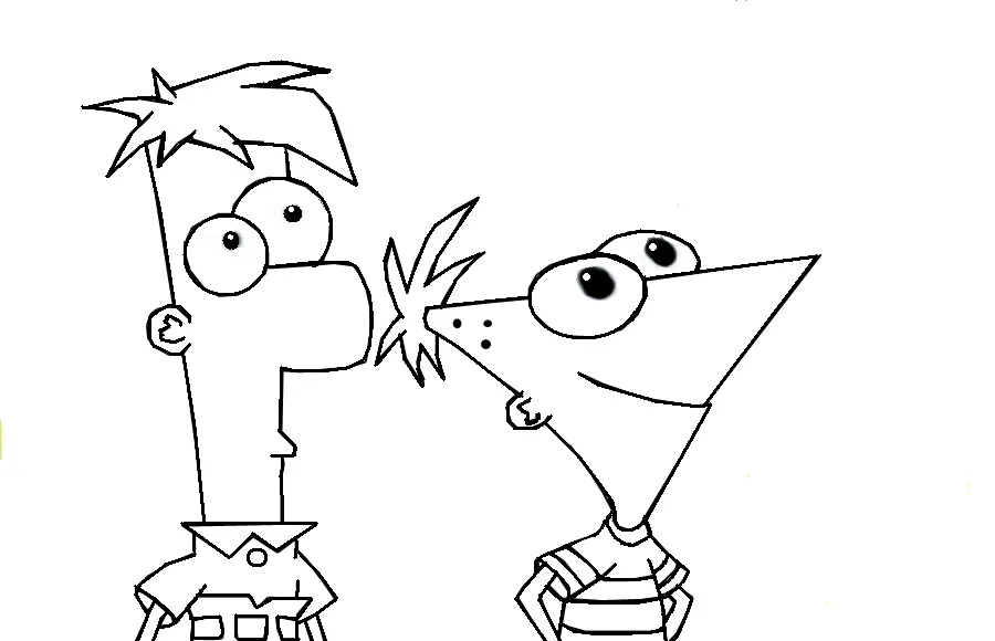 Phineas and Ferb Coloring Pages 6