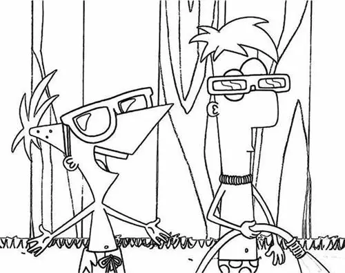 Phineas and Ferb Coloring Pages 7