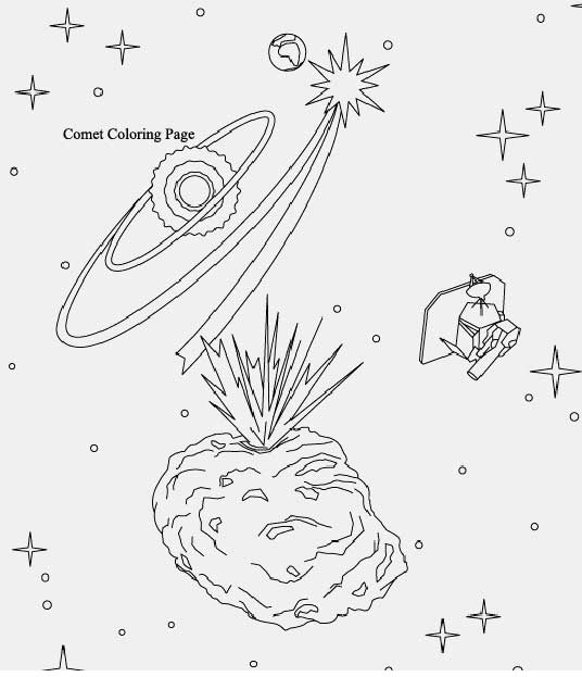 Solar System Coloring Pages 1