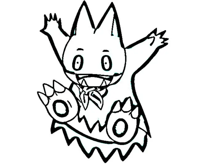 Pokemon Mystery Dungeon Coloring Pages 9