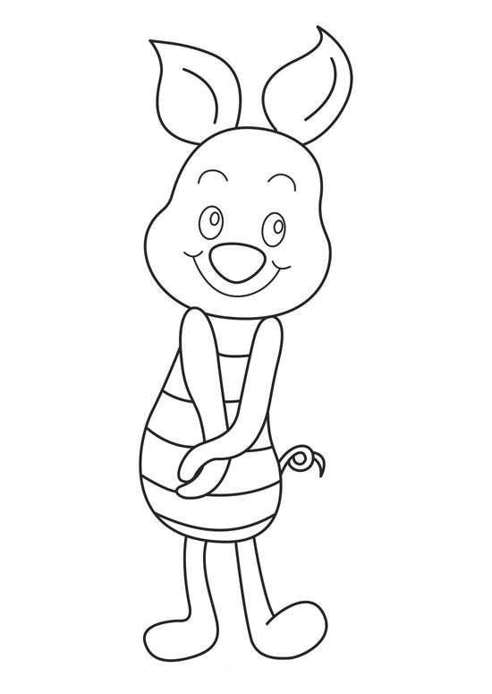 Pooh Bear Coloring Pages 11