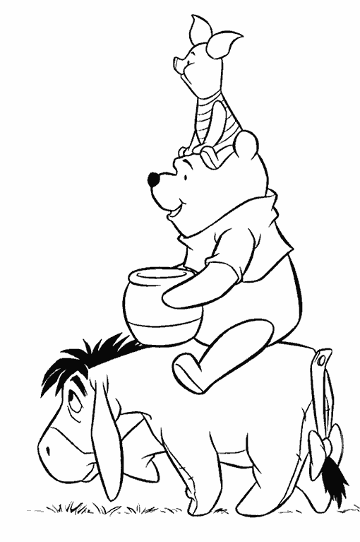 Winnie The Pooh Coloring Pages 1