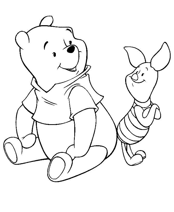 Winnie The Pooh Coloring 4