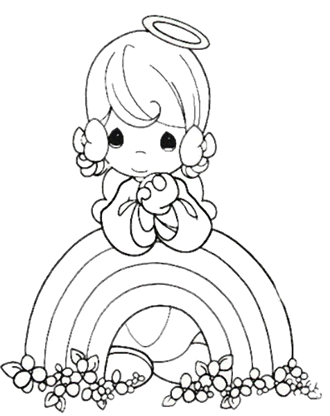Precious Moments Coloring Pages 8