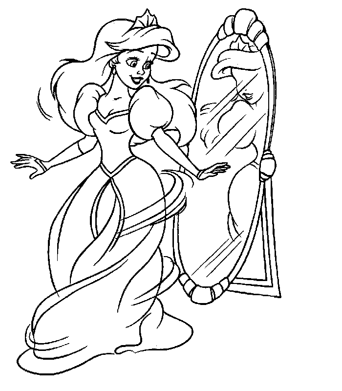 Princess Coloring Pages 7