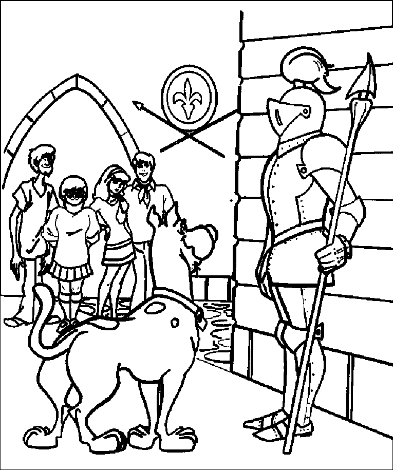 Scooby Doo Coloring Picture 7