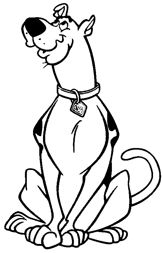 Scooby Doo Coloring Pages 1