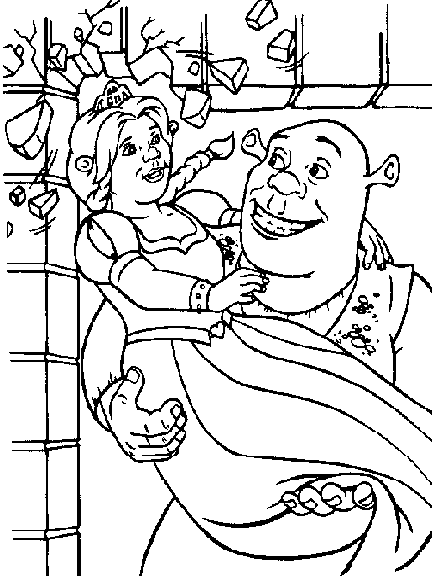 Shrek Coloring Pages 5