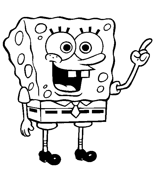 Printable Sponge Bob Coloring Pages 5