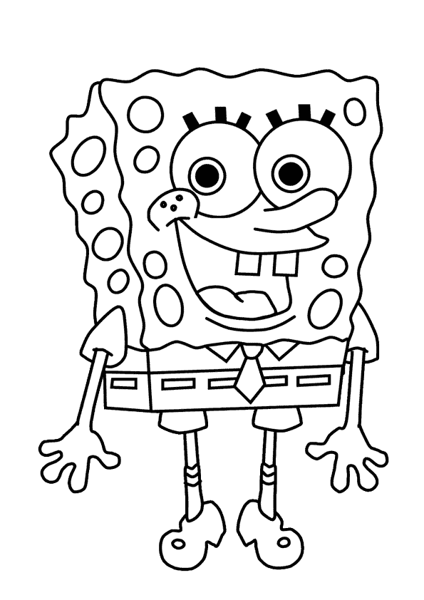 Printable Sponge Bob Coloring Pages 6